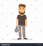 Image result for Homless Man Cartoon