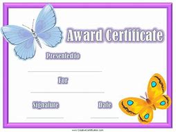 Image result for Kids Award Certificate Template Free