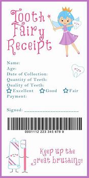 Image result for Free Printable Tooth Fairy Letter Template