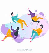 Image result for Floating People Drawings