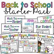 Image result for Back to School Starter Pack