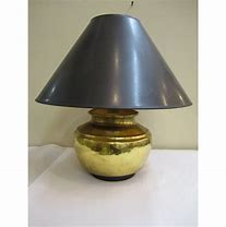 Image result for Hammered Brass Lamp