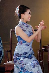 Image result for Chinese Purple Cheongsam