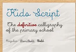 Image result for Kids Script Font