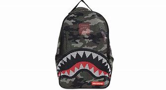 Image result for Sprayground Camo Shark Backpack