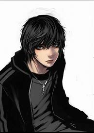 Image result for Anime Goth Guy Ai