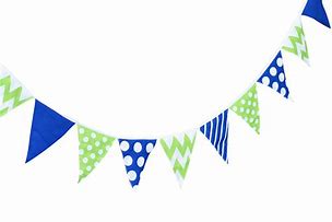 Image result for Green Bunting Clip Art