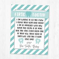 Image result for Tooth Fairy Letter Printable Boy