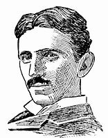 Image result for Nikola Tesla Caricatura