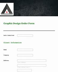 Image result for Graphic Design Order Form Template