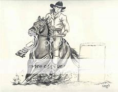 Image result for Lady Barrel Racer Line Drawing