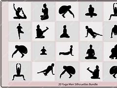 Image result for Male Yoga Silhouette