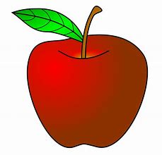 Image result for Red Apple Outline Clip Art with Seeds