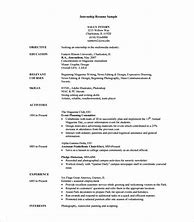 Image result for Internship Resume Template