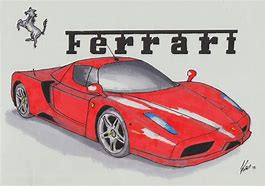 Image result for Ferrari Enzo Drawing