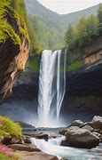 Image result for Waterfall Cave Forest