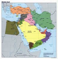 Image result for Middle East Asia Political Map