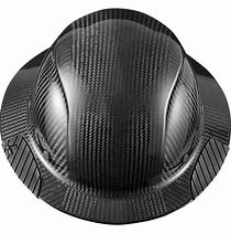 Image result for White Carbon Fiber Full Brim Hard Hat