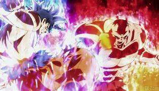 Image result for Mastered UI Goku vs Jiren