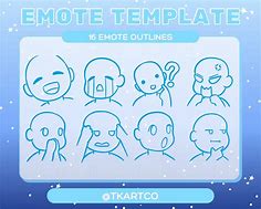 Image result for Emote Templte