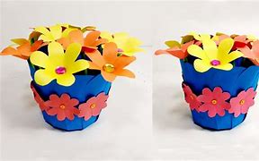 Image result for Paper Flower Pot