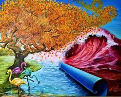 Image result for Surreal Landscape Painting