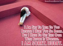 Image result for Sorry Husband Pic