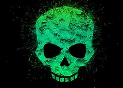 Image result for Green Skull Art