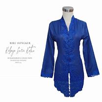 Image result for Kebaya Modern Biru Dongker