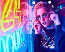 Image result for Neon Girl Wallpaper