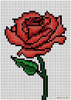 Image result for Pixel Black Rose