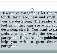 Image result for Descriptive Paragraph