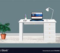 Image result for Laptop On Desk Premium Vector