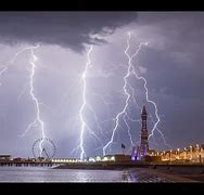 Image result for Lightning Strikes Blackpool Tower