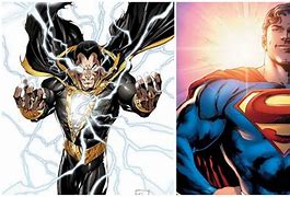 Image result for Superman vs Black Adam by VJ