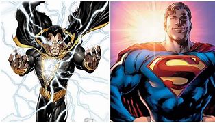 Image result for Superman vs Black Adam On Pin