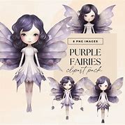 Image result for Purple Garden Fairies Clip Art