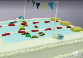 Image result for Olympic Pool Cake