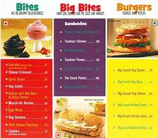 Image result for Cafe Coffee Day Menu