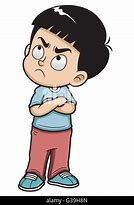 Image result for Angry Teenage Boy Arms Crossed Cartoon