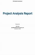 Image result for Data Analysis Report Template