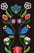 Image result for Native American Flower Beaded Designs