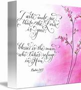 Image result for Psalm 34 Art