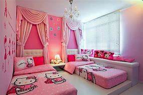 Image result for Hello Kitty Character Bed