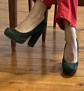 Image result for Forest Green Heels for Women