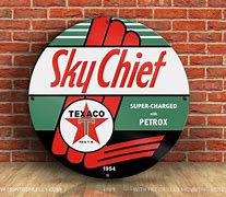 Image result for Texaco Sky Chief Sign