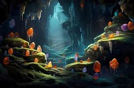 Image result for Glowing Crystal Cave