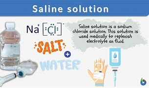 Image result for Saline Medicine