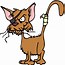 Image result for Cute Pink Cartoon Cat