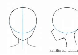 Image result for Anime Basic Face Outline